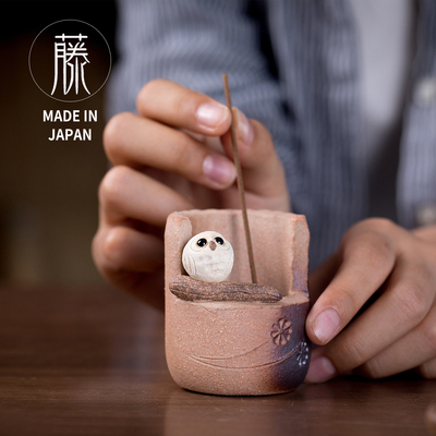 匠人手工日本制进口猫头鹰线香
