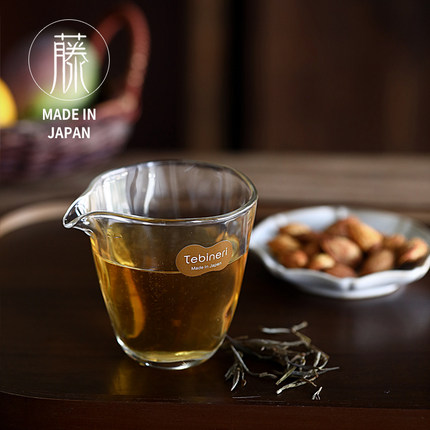 日本进口aderia分茶器茶水透明茶杯玻璃公道杯加厚耐高温玻璃家用