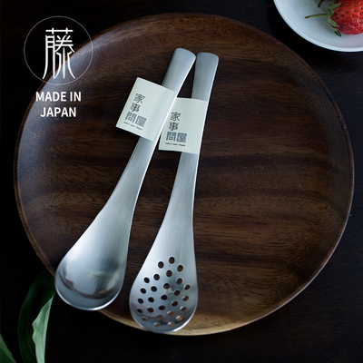 日本原装进口18-8不锈钢家用饭勺