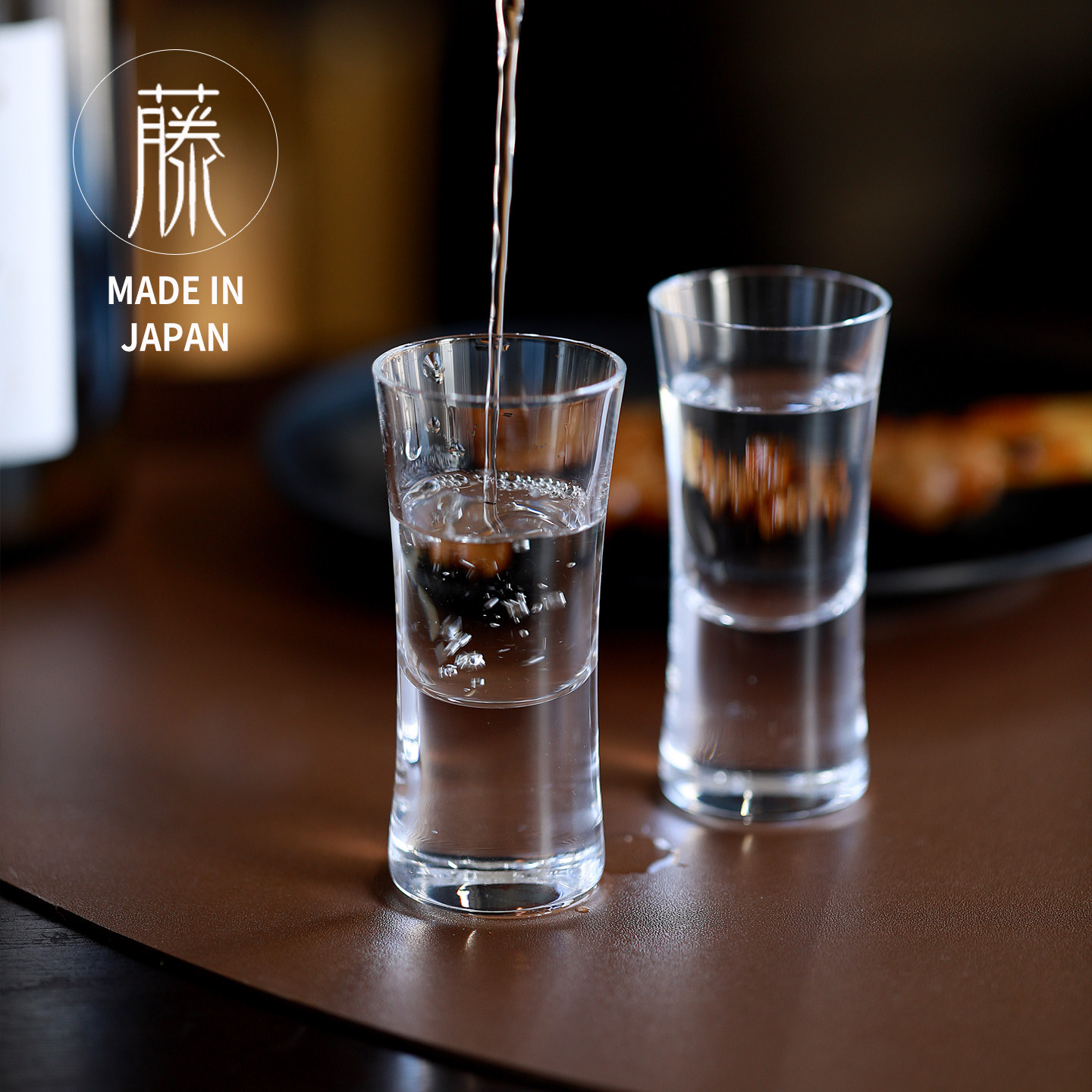 日本制原装进口东洋佐佐木透明白酒杯清酒杯无铅玻璃小酒杯家用图片