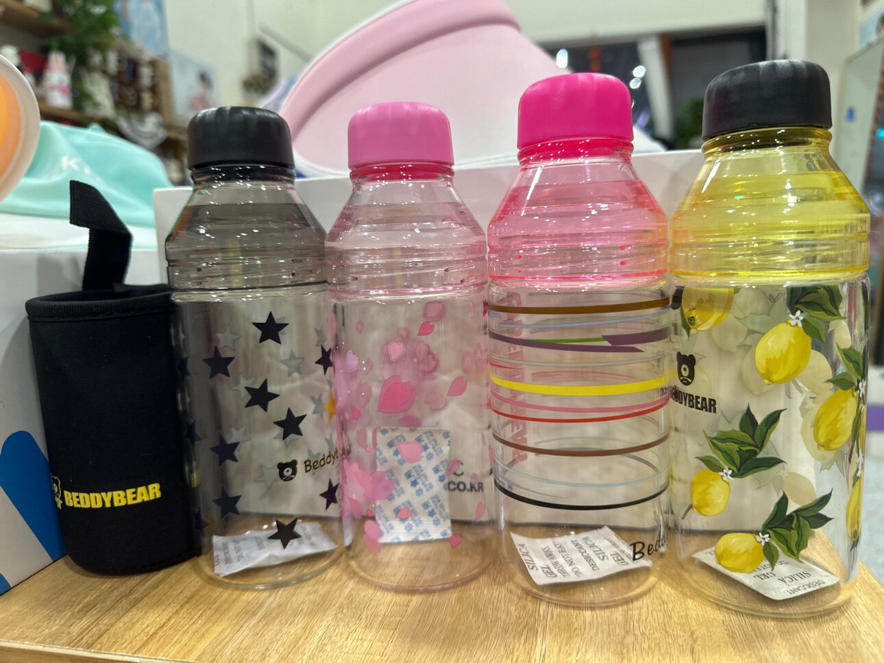 韩国杯具熊正品玻璃杯便携清新随随手杯
