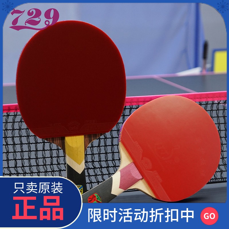 正品友谊729乒乓球拍专业级专业级六星专业级大师兵乓球拍单拍双