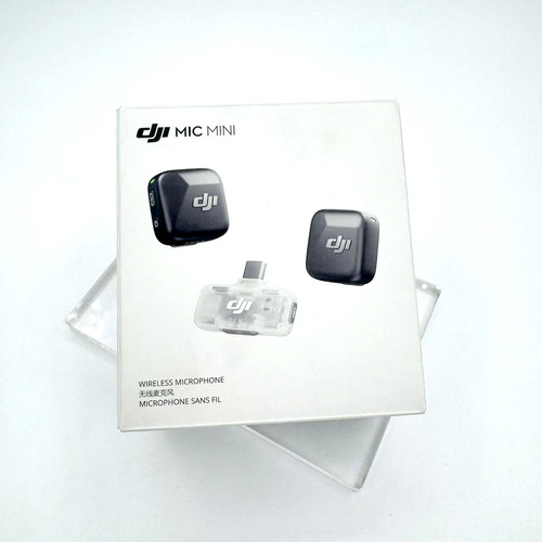 大疆DJI Mic Mini两发一收手机版降噪迷你无线便携直播收音麦克风