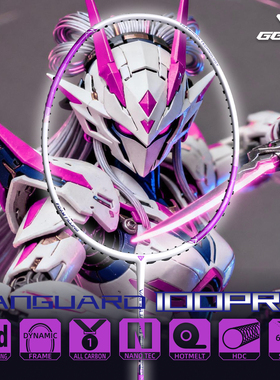 GGEM聚将 新版全能型 全碳纤维羽毛球拍 VANGUARD 100PRO高端
