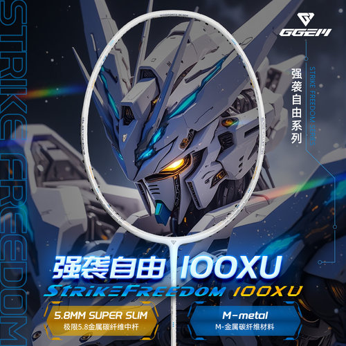 聚将攻防兼备100X羽毛球拍