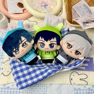 蓝色监狱休闲兔子装蓝锁兔耳洁世一凪诚士郎努努毛绒公仔背包挂饰