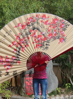 中国风仿古摄影装饰扇大挂扇