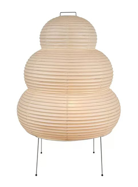 Akari日系野口勇复古宣纸台灯式侘寂风ins高级氛围床头台灯落地灯