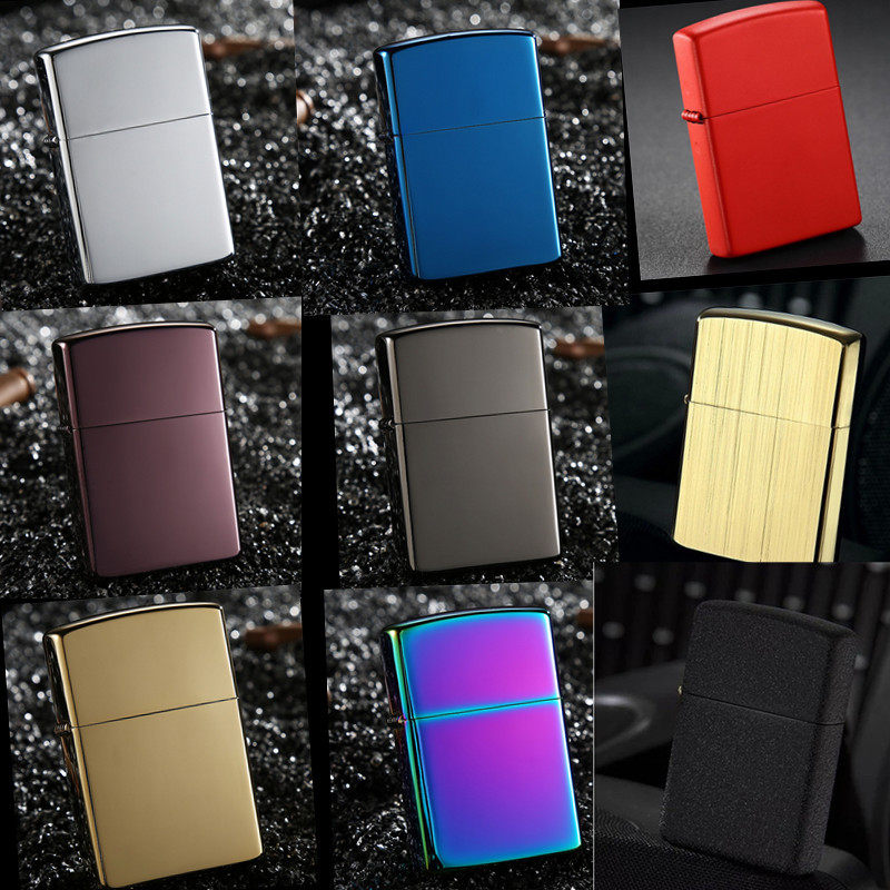 煤油打火机古银红铜滚花光板机纯铜防风紫铜902光板机型