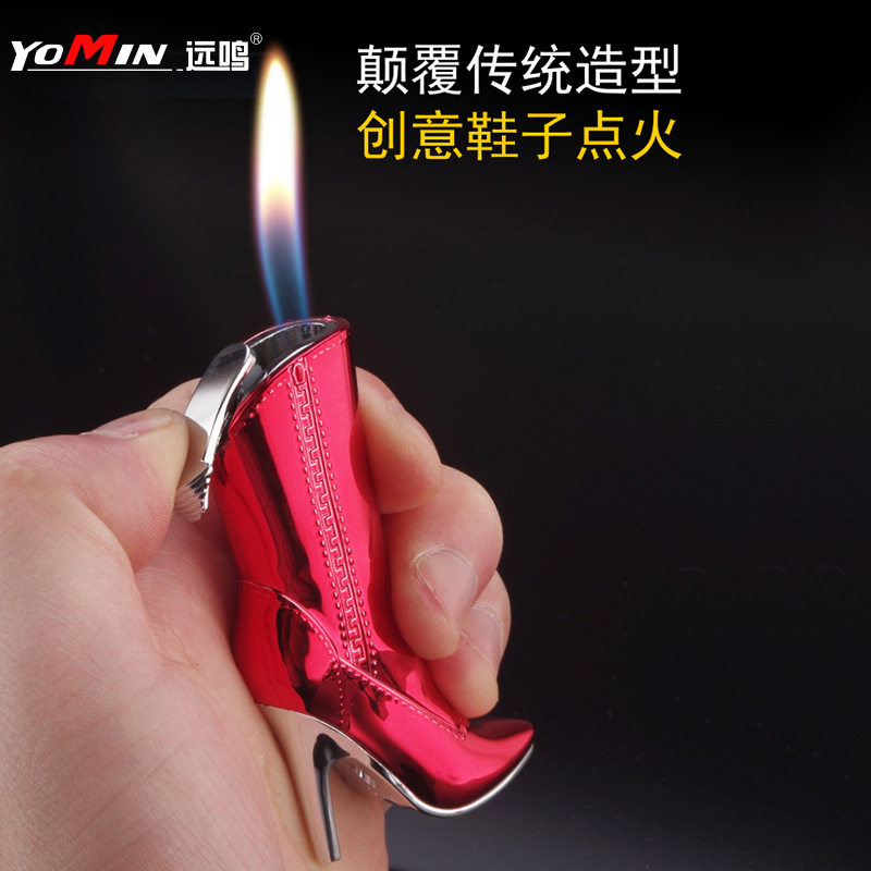 101女士高筒靴明火充气打