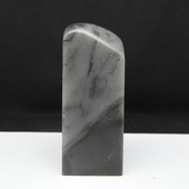 天然印石产地巴林石墨玉俏色凝墨冻石印章篆刻石料31 80mm