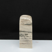 天然印石产地巴林石凝墨纹冻石印章篆刻石料30 84mm