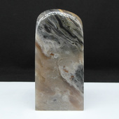 天然印石产地巴林石凝墨冻石印章篆刻石料21 80mm