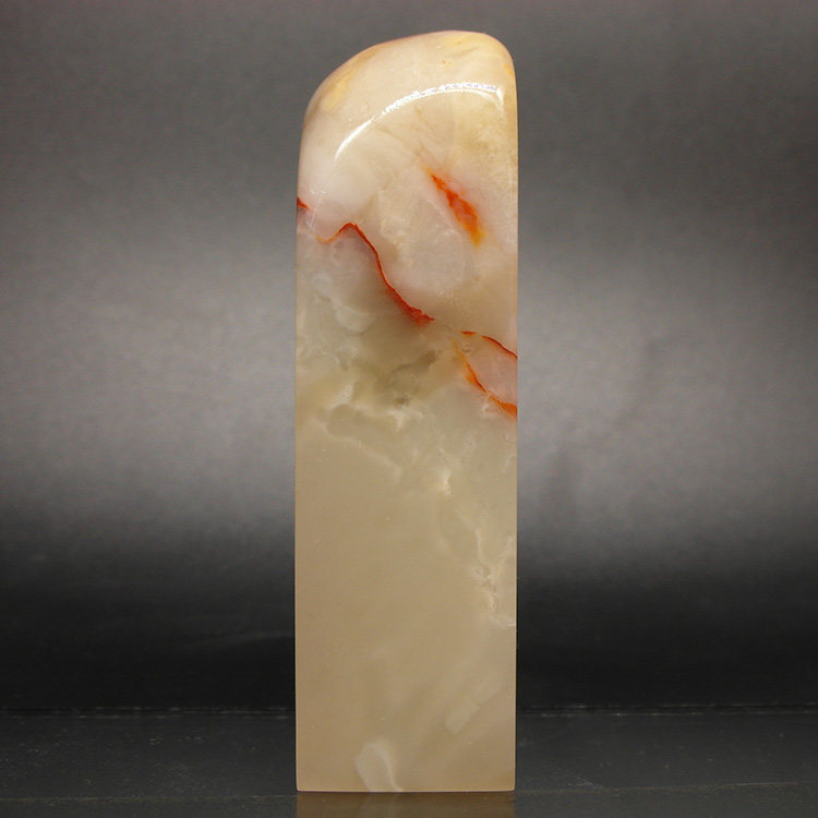 天然印石章料产地优质巴林石结晶体湖水绿冻石篆刻石料25*25*88mm