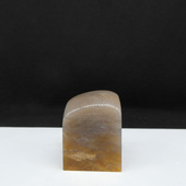 天然印石产地巴林石黄花俏色冻石印章篆刻石料30 40mm