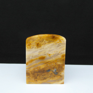 天然印石产地巴林石章料黄花冻石印章篆刻石料