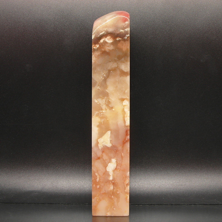 巴林石印章石料篆刻印章彩冻石32*32*184mm
