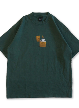 iAcro周年限定新款水洗绿色印花潮流Tee