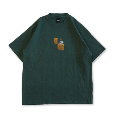 iAcro周年限定新款水洗绿色印花潮流Tee