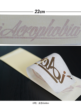 iAcro官方 小号LOGO汽车前挡风贴纸改装车拉花车身装饰贴画