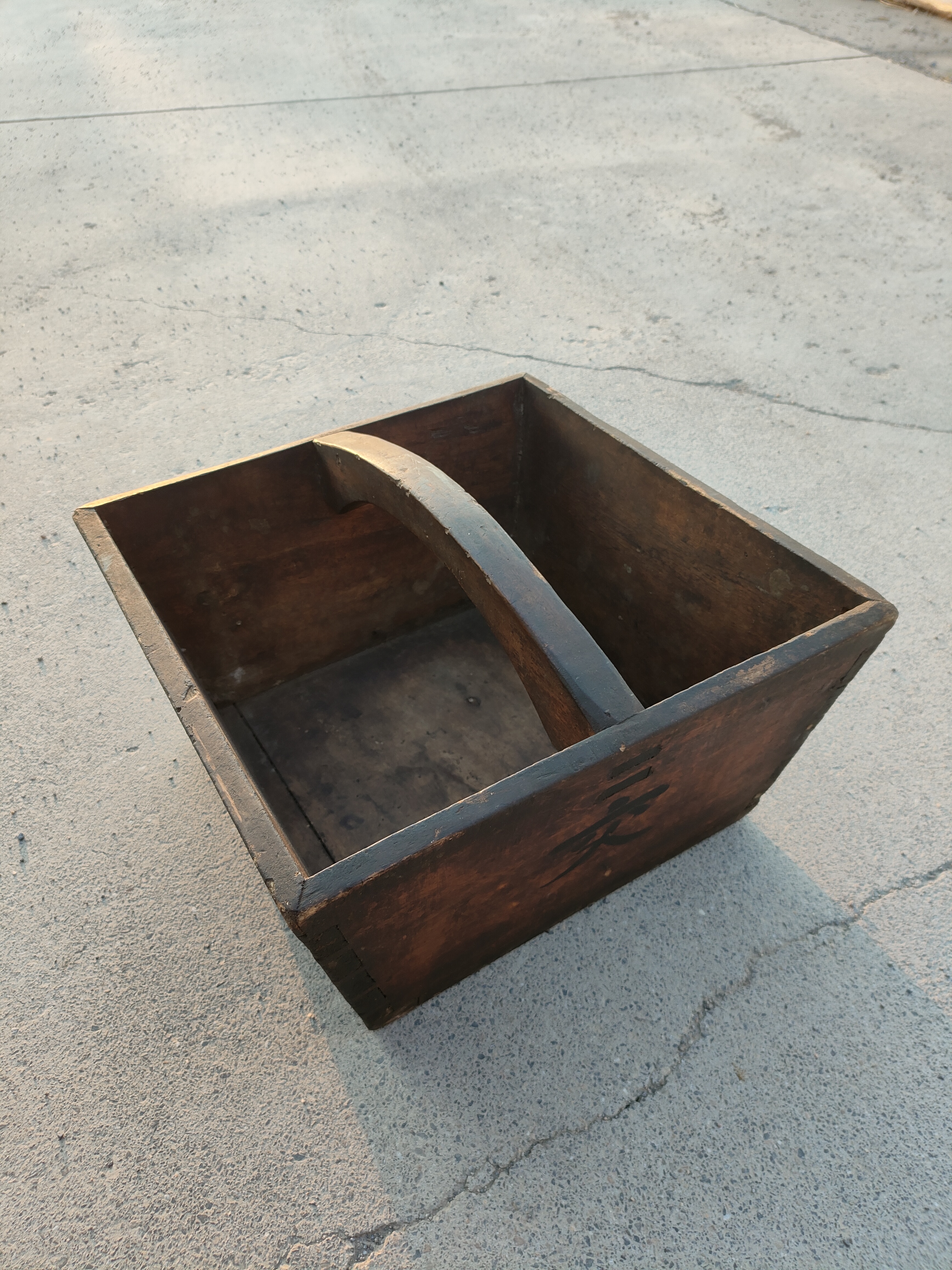 民俗老物件木斗老式旧农具升子粮食斗复古装饰摆件影视道具怀旧