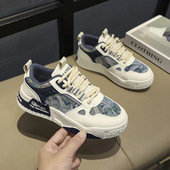 厚底防滑运动潮鞋 春夏透气百搭小众休闲板鞋 新款 国潮童鞋