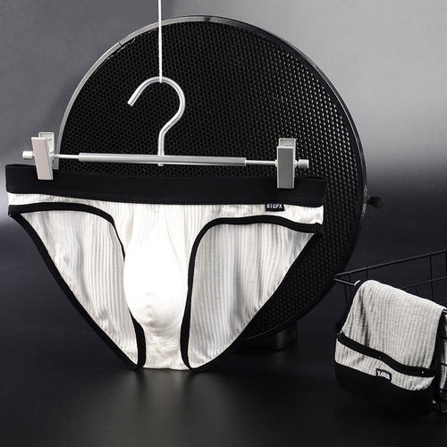 GTOPX MAN男士U凸单层运动薄款螺纹低腰性感内裤三角裤一件代发