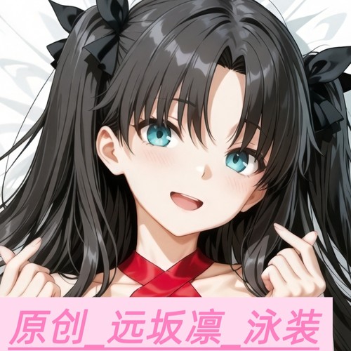 [萌萌哒原创]人形等人高等身抱枕FATE系列-远坂凛私人定制二次元