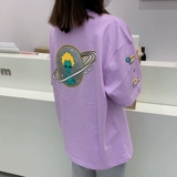 [Onemic Spot Special Special] Gordy Short -Sleeved Alien Series T -Fry Fish Men's и Women's Tidal Brand Lake and Leisure Simploity