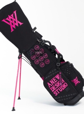 ANEW高尔夫球包双肩轻便支架包布双帽球杆袋GOLF BAG两用男女通用