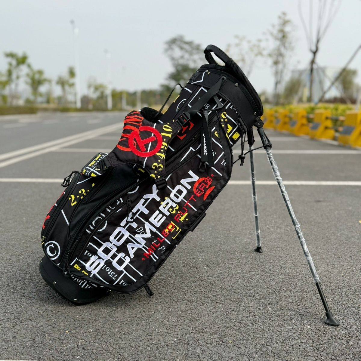 新款高尔夫包卡梅隆支架包男女通用双肩球袋球杆防水标准轻便超轻