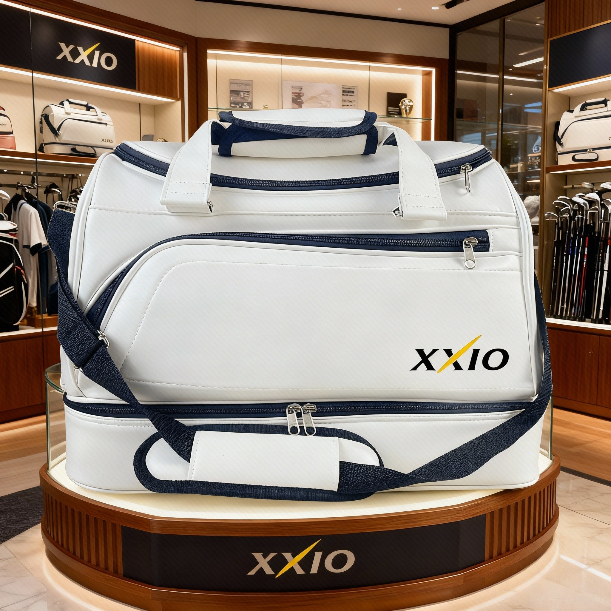 2025新款高尔夫衣物包男女款大容量防水手提包双层球包旅行衣服包