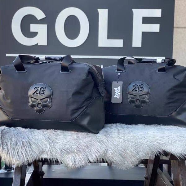 新款高尔夫衣物时尚衣服大容量男女手提包防水golf骷髅头新品