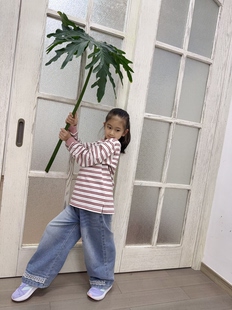 Sp条纹长袖 棉T恤