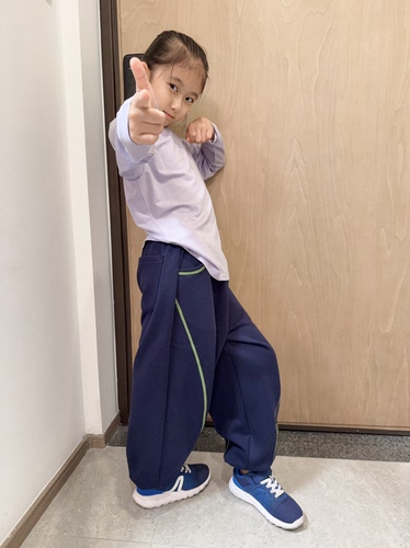 双面棉卫裤，不是毛巾圈！！（妹妹130,超赞的品质,保真！）