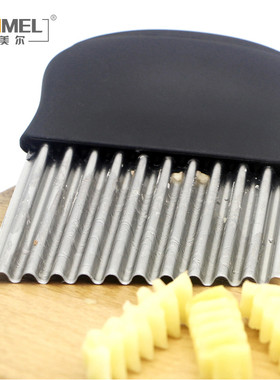 升级加厚深波纹土豆波浪刀不锈钢狼牙土豆刀切条器薯条薯格波纹刀