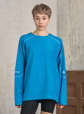 s45毛巾底毛圈质感速干运动休闲通勤长袖