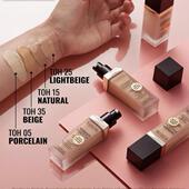 新版 eveline粉底液Wonder Match遮瑕滋养24小时保湿 不脱妆30g哑光