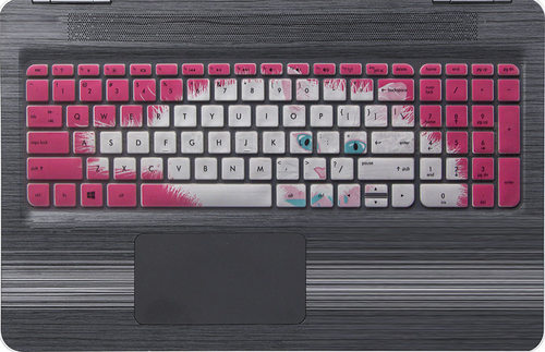 惠普ENVY 15-K222TX(L1L33PA键盘保护贴膜15.6英寸电脑笔记本全覆盖防尘套罩非夜光发按键膜凹凸透明硅胶彩色