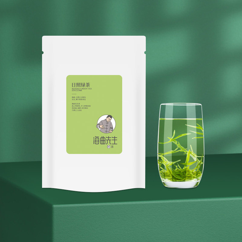 日照绿茶2026年新茶叶春茶一级豌豆鲜海曲先生自立袋鲜爽口感豆香