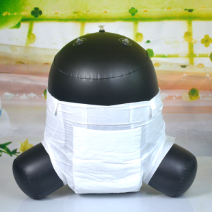 婴儿成人纸尿裤拉拉裤充气展示模型模特屁模尿不湿实体展示包邮