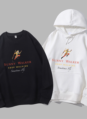 sunny walker孙行者孙悟空西游记大圣原创趣味搞笑圆领卫衣帽衫