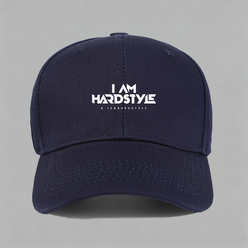 I am Hardstyle硬派电音蹦迪音乐节纯棉棒球帽子水洗定制鸭舌