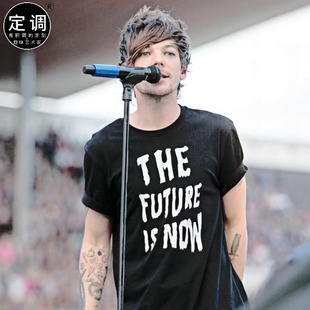 now路易斯汤姆林森Louis Tomlinson演唱会字母t恤 future the