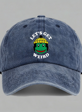 GET WEIRD Finn Wolfhard 美剧怪奇物语第五季同款棒球帽鸭舌帽子