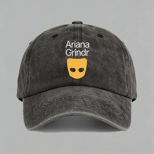 ARIANA GRINDR A妹爱莉安娜格兰德Grande趣味周边棒球帽鸭舌帽子