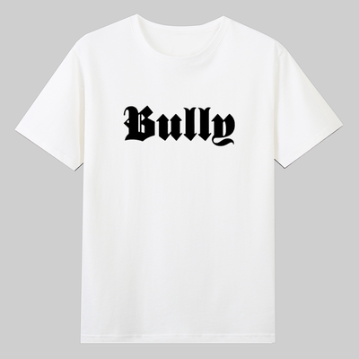 侃爷同款字母专辑BULLY嘻哈说唱印花短袖T恤男女夏季潮纯棉欧美