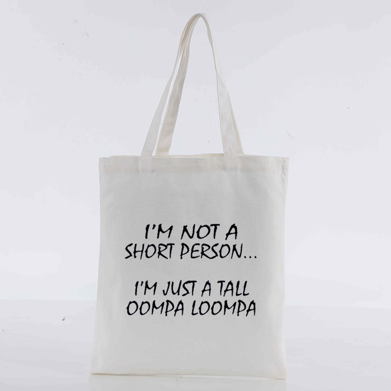 oompa loompa SHORT PERSON 奥帕伦帕趣味英文帆布包