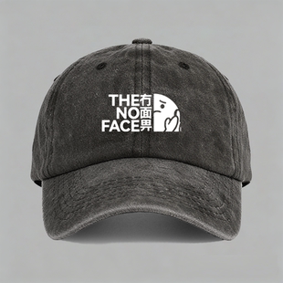 the no face 冇面畀粤语俗语趣味恶搞logo棒球帽鸭舌帽子