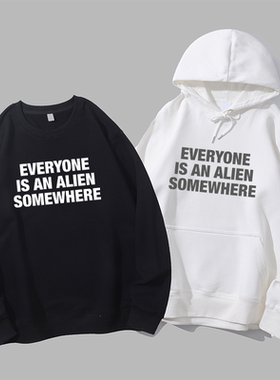 everyone is an alien somewhere酷玩乐队ColdPlay英文演唱会卫衣